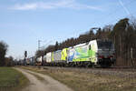 Lokomotion 193 774  20 Jahre Lokomotion / RTC  und eine Alpha Trains 193 mit einem KV-Zug bei Eglharting, 06.02.2024