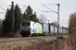 Lokomotion 193 774 mit  Walter-Zug  bei Eglharting, 06.02.2024