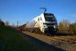 Lokomotion Stadler Euro9000 2019 313-6 mit DB Cargo Wagen in Hanau Rauschwald am 02.02.25