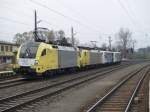 Dispolok ES 64-067 und Es 64 F-024 und 139-177 und 139-312 am 12.04.2008 in Brixlegg