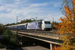 185 662 mit Sonderzug am 03.10.2010 bei Haar.