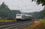 Am 28.06.2013 fuhr ein langer Leerzug ber die Rollbahn.