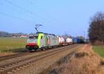 Re 486 505 mit 43125 nach Verona am 08.03.2014 bei Vogl.