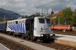 139 555 und 1142 575 in Mürzzuschlag am 4.10.2014.