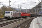 189 666 + 1010 003 + 2143 070 mit Sonderzug in Bruck an der Mur am 11.November.2015.