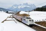 Leider war die Schlechtwetterfront schneller als der stark verspätete Schnee-Express von Hamburg nach Mallnitz.