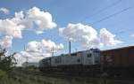 330 091 am 13.08.2008 bei Durchfahrt im Bahnhof Guben Sd