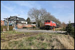 Am 16.03.2022 wurden wieder Teilbereiche der Teutoburger Wald Eisenbahn im Bereich Bad Iburg und Lienen geschottert.