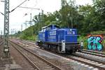 METRANS 295 091-3 am 16.07.19 in Hamburg Harburg vom Bahnsteig aus fotografiert