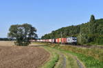 187 508 mit DGS 88897 (Hamburg-Waltershof Dradenau - Nürnberg Hafen) am 05.08.2020 bei Sudheim