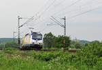 LNVG 146 507, vermietet an Metronom, 146-07, mit ME RE 2 (82819) Uelzen - Göttingen (Burgstemmen, 23.05.17).