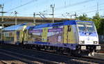 metronom    146 541-8  [NVR-Number: 91 80 6146 541-8 D-ME] als RB41 nach Bremen Hbf. am 30.06.18 Ausfahrt Bf. Hamburg-Harburg.
