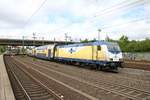 Metronom 146 534-3 in Hamburg Harburg am 16.07.19 vom Bahnsteig aus fotografiert