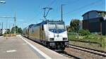 Metronom 146 536-8 am 4.6.22 in Lüneburg als RE3 Hamburg Hbf bei der ausfahrt 