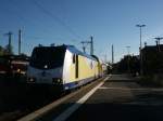 Metronom (6 Wagen) von Hamburg Hbf in Uelzen Gleis 301.