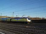 ME 146 79 bei der Einfahrt mit MEr 36510 Lneburg - Hamburg-Harburg in Hamburg-Harburg am 2.01.09.