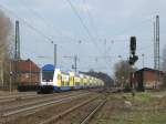 Perfekt erwischt! ME 80954 rast am 31.03.09 mit 160 km/h durch Radbruch Richtung Hamburg-Altona. Vielen Dank an den Tf fr die Lichthupe!