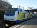 246 001-2  TRAXX Diesellok  steht am 1.04.09 mit ME 39426 Cuxhaven - Hamburg Hbf in Hamburg-Harburg zur Abfahrt nach Hamburg Hbf bereit.