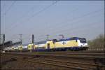 ME 146-05 (9180 6146 505-3 D-ME)  Winsen (Luhe)  bringt am Abend des 11.04.2009 den ME80951 nach Uelzen.