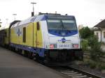 Die 246 002-0 mit dem Taufnamen Buxtehude der metronom Eisenbahngesellschaft abfahrtsbereit im Bahnhof Cuxhaven aufgenommen am 14.08.09.