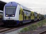 Cuxhaven Hauptbahnhof: Achtung Bahnsteig2, ME 39409 aus Hamburg fhrt ein;090831