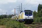 246 007-9 mit einem Metronom nach Hamburg Hbf in Hamburg Unterelbe am 09.07.2009