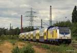 246 006-1 bringt am 24.07.10 den ME 39422 von Cuxhaven nach Hamburg Hbf.