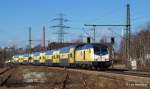 246 008-7 hat am 19.03.11 den ME 81516 nach Hamburg Hbf am Haken und passiert gerade Hamburg-Unterelbe.