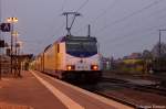 ME 146-12  Northeim  (146 512-9) kam mit dem (ME 82832) aus Gttingen in Uelzen an und fuhr dann in das BW. 08.11.2011 