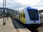 metronom nach Gttingen im Bahnhof Hannover Messe/Laatzen am 21.04.2010