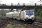 146 537-6 bei der Einfahrt in Rotenburg(Wmme) 31.5.2013