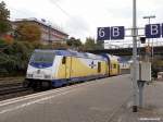 246 006-1 stand mit den metronom nach cuxhafen am 06.10.13 im bhf harburg