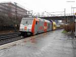 246 010-3 stand am 06.01.14 mit den metronom nach hamburg im bhf harburg