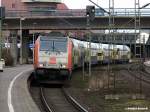 246 010-3 stand mit den metronom nach cuxhafen im bhf hamburg-harburg am 02.02.14