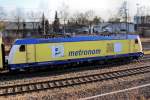 10 Jahre Metronom - 146 542-6 am 12.02.2014 in Tostedt.