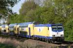 ME 146-10 mit ME 80951 (Hamburg–Uelzen) am 24.04.2009 zwischen Bad Bevensen und Uelzen