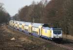 ME 146 532 mit ME 82117 (Hamburg Hbf–Uelzen) am 12.03.2011 zwischen Winsen (Luhe) und Radbruch