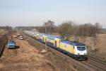 ME 146-15 mit ME 82109 (Hamburg Hbf–Uelzen) am 21.03.2011 zwischen Radbruch und Bardowick