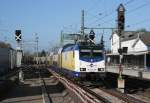 ME 146-08 mit ME 82111 (Hamburg Hbf–Uelzen) am 13.11.2013 in Winsen (Luhe), aufgenommen vom Bahnsteigende