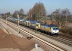 ME 146-01 mit ME 82109 (Hamburg Hbf–Uelzen) am 10.03.2014 zwischen Winsen (Luhe) und Radbruch