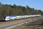 ME 82122 (Uelzen–Hamburg Hbf) am 10.03.2014 zwischen Bardowick und Radbruch