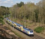 ME 146-02  Lneburg  mit ME 81925 (Hamburg Hbf–Bremen Hbf) am 04.05.2016 zwischen Hittfeld und Klecken