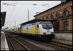 Metronom im Bahnhof Kreiensen am 6.9.2016 um 10.53 Uhr nach Uelzen.