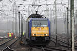 146 520-2 mit einem Metronom aus Hamburg bei der Einfahrt in Bremen Hbf.