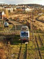 MBK 248 006 ``Merle´´, Simens Vectron, beim pausieren in Gera am 9.11.2021