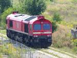 Mitteldeutsche Eisenbahngesellschaft ( MEG ) Class 66, 266 442-3 ( 9280 1266 442-3 D-MEG ) abgestellt in Gera am 15.8.2020