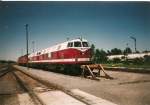 Die MEG im August 2003 im Werkbahnhof Rdersdorf.