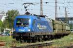 1116 912 beim Verschub (ausreihen von 2 Waggons) im Bahnhof Wels am 28.