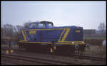 Mittelweserbahn V 651 stand am 27.3.1999 im Bahnhof Baddeckenstedt.