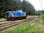 V 1351 (MWB) rangiert auf dem Bahnhof Rennsteig, Sommer 2005  * Bild gelscht und nochmals eingestellt wegen Bildfehler bei der bertragung *